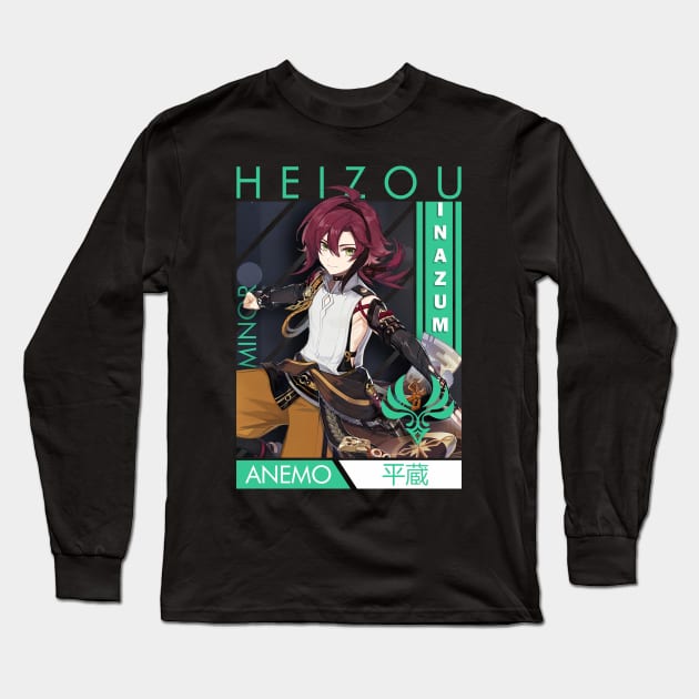 Shikanoin Heizou Long Sleeve T-Shirt by Nifty Store